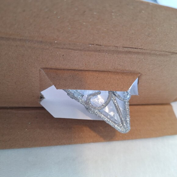 Kurt Adler 10 Light Trimmed Metal Capiz Look Star Tree Topper Silver - Picture 7 of 11